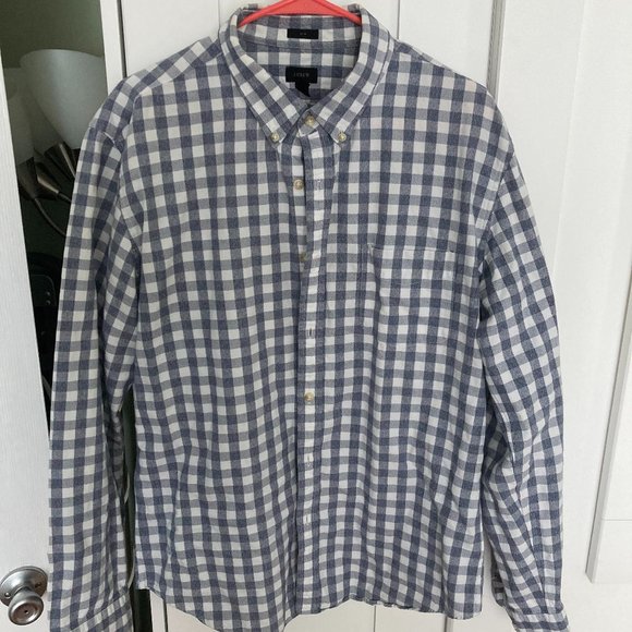 J. Crew Other - J. Crew men's button-down grey checkered shirt